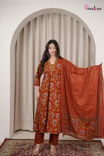 Dveeja leela 3pcs wholesale party wear kurti